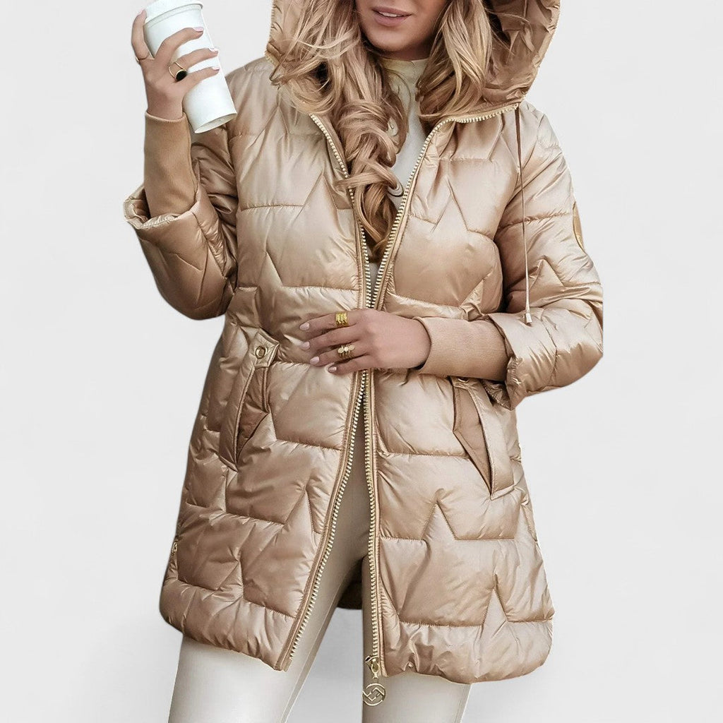 Nolwen | Manteau d'hiver élégant à capuche