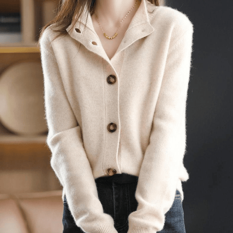 Annie™ | Gilet en cachemire tricoté