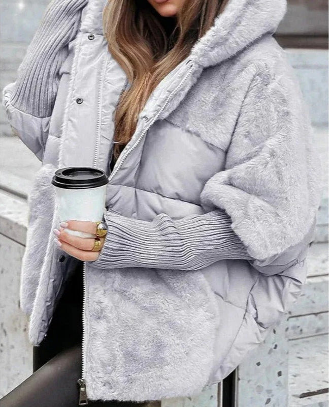 LENA | Stylish puffer jacket with hood 