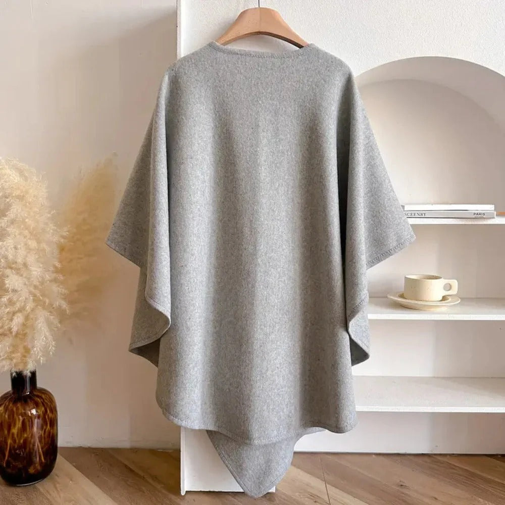 Sophia-Lise | Écharpe poncho longue 