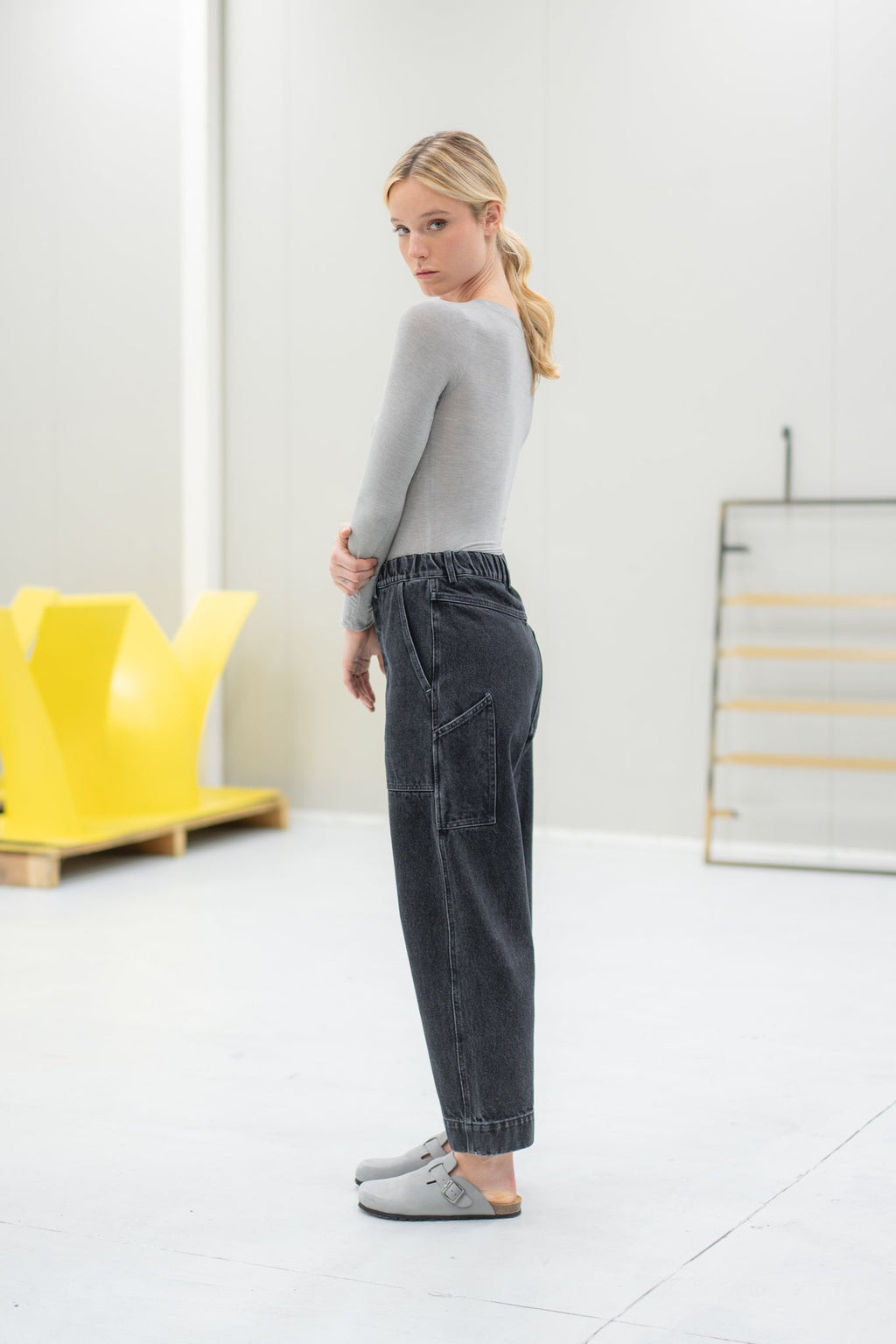 Apollo | Pantalon moderne à jambes larges avec détails utilitaires