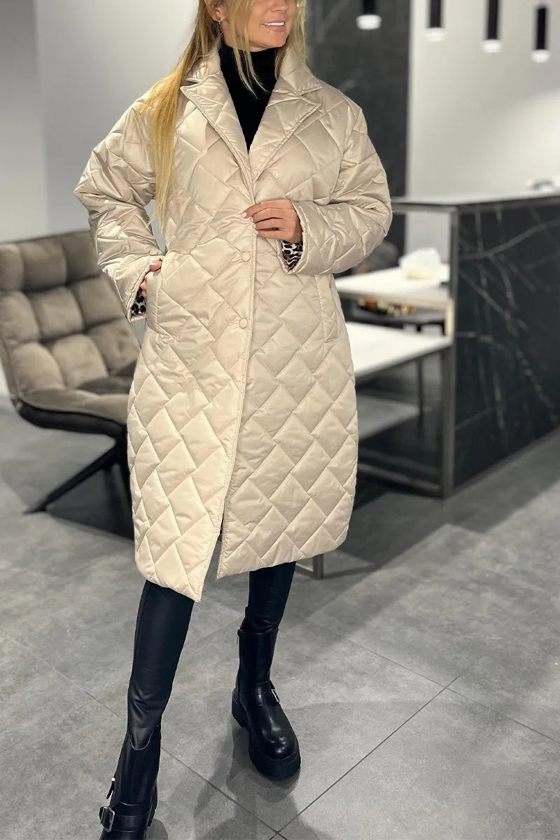 ADELINA™ – REVERSIBLE QUILTED COAT WITH LUXURY LINING
