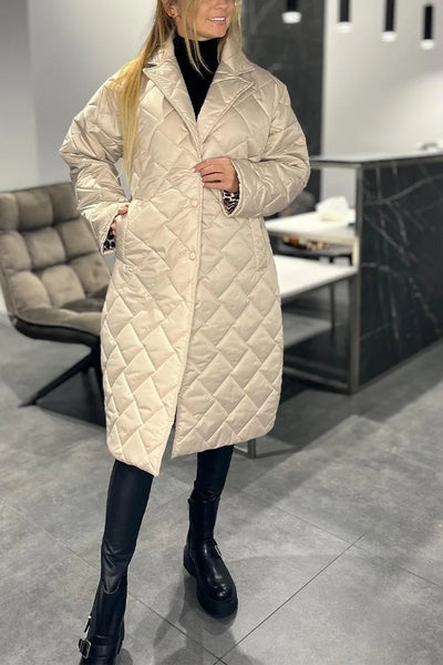 ADELINA™ – REVERSIBLE QUILTED COAT WITH LUXURY LINING