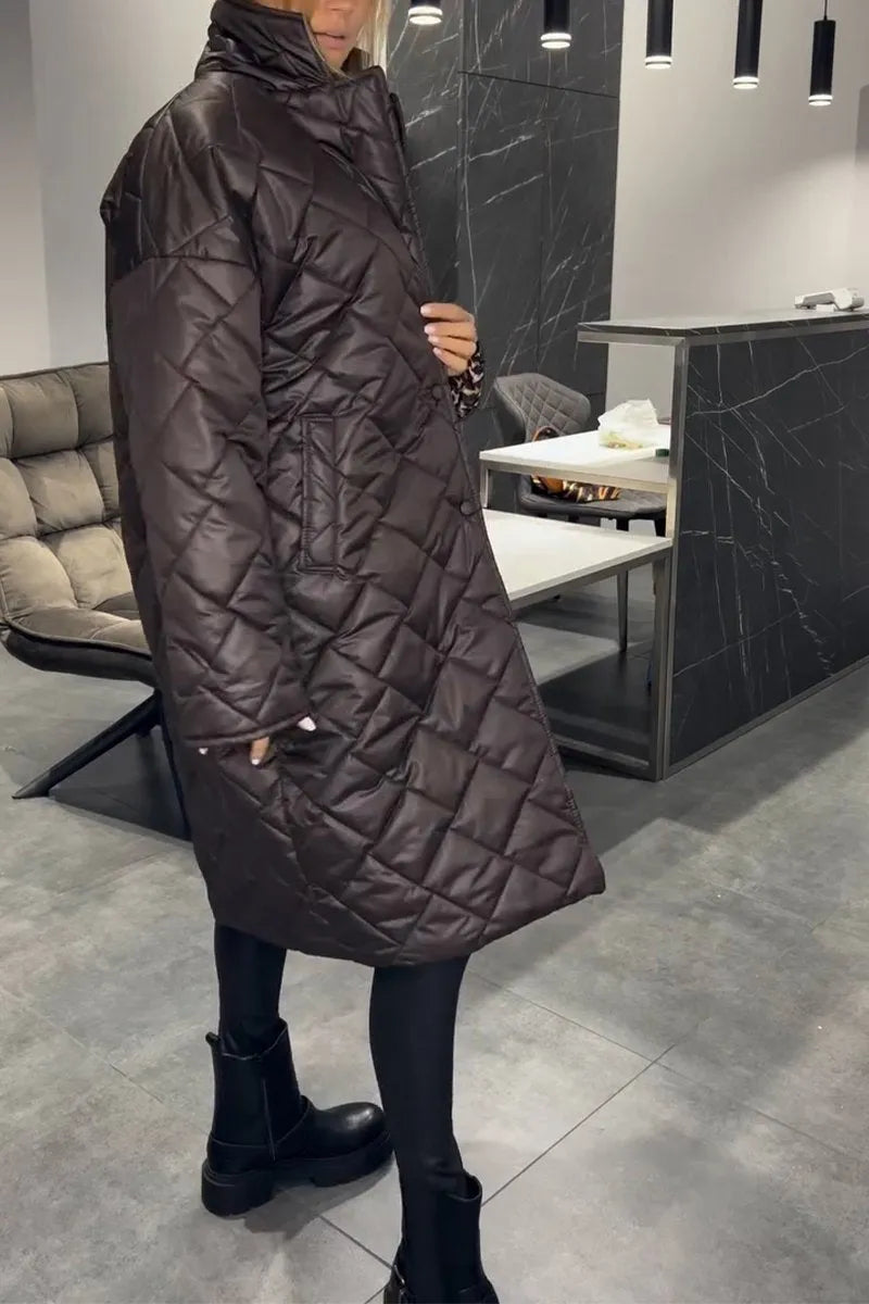 ADELINA™ – REVERSIBLE QUILTED COAT WITH LUXURY LINING