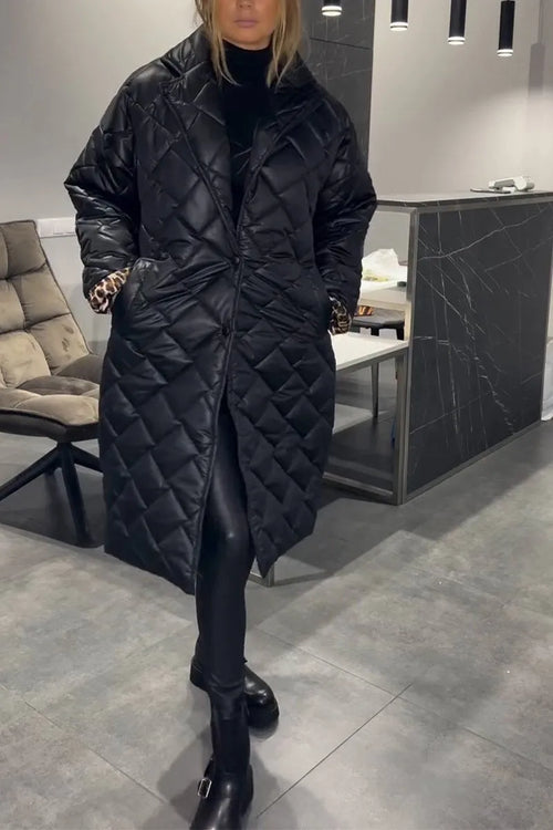 ADELINA™ – MANTEAU MATELASSÉ RÉVERSIBLE AVEC DOUBLURE DE LUXE