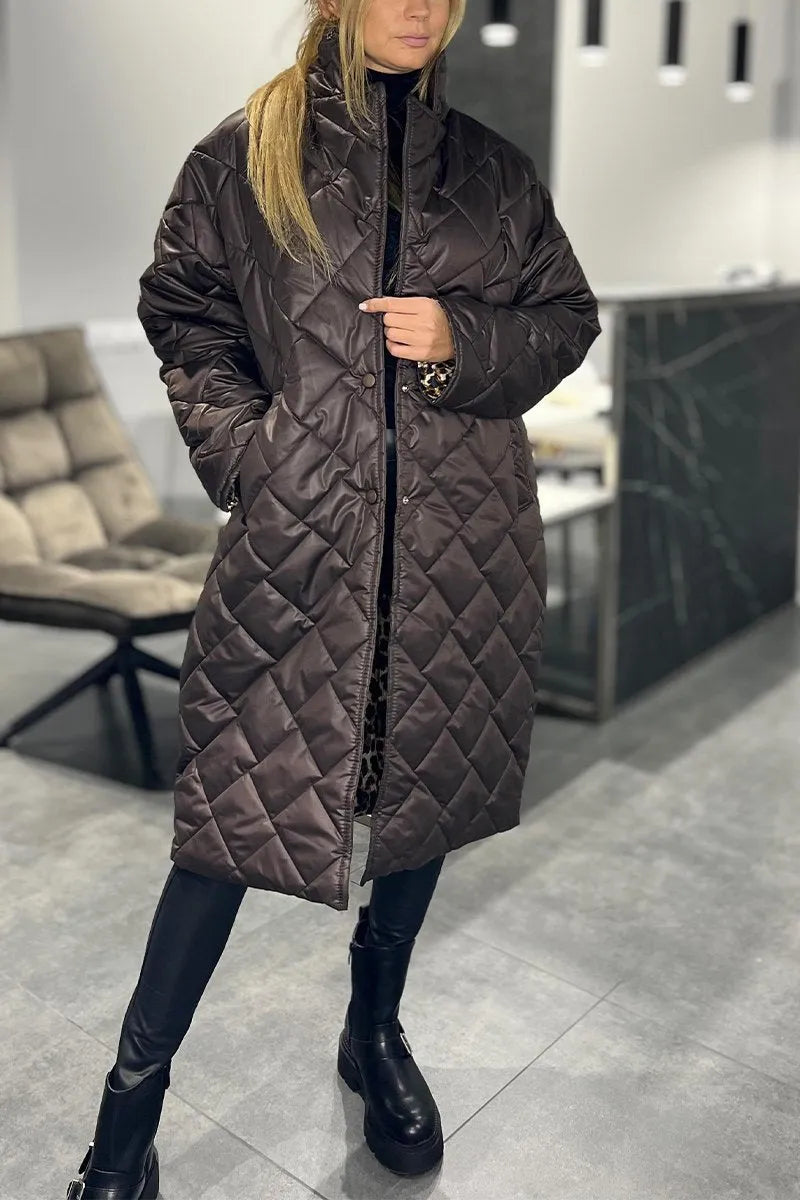 ADELINA™ – REVERSIBLE QUILTED COAT WITH LUXURY LINING
