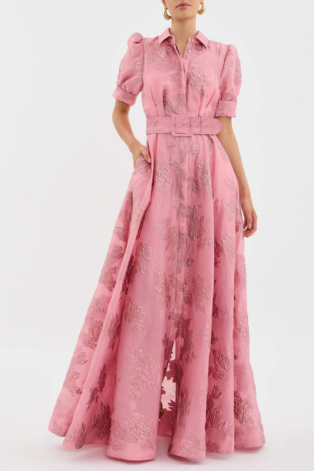 Celina™ | Short Puff Sleeve Dress