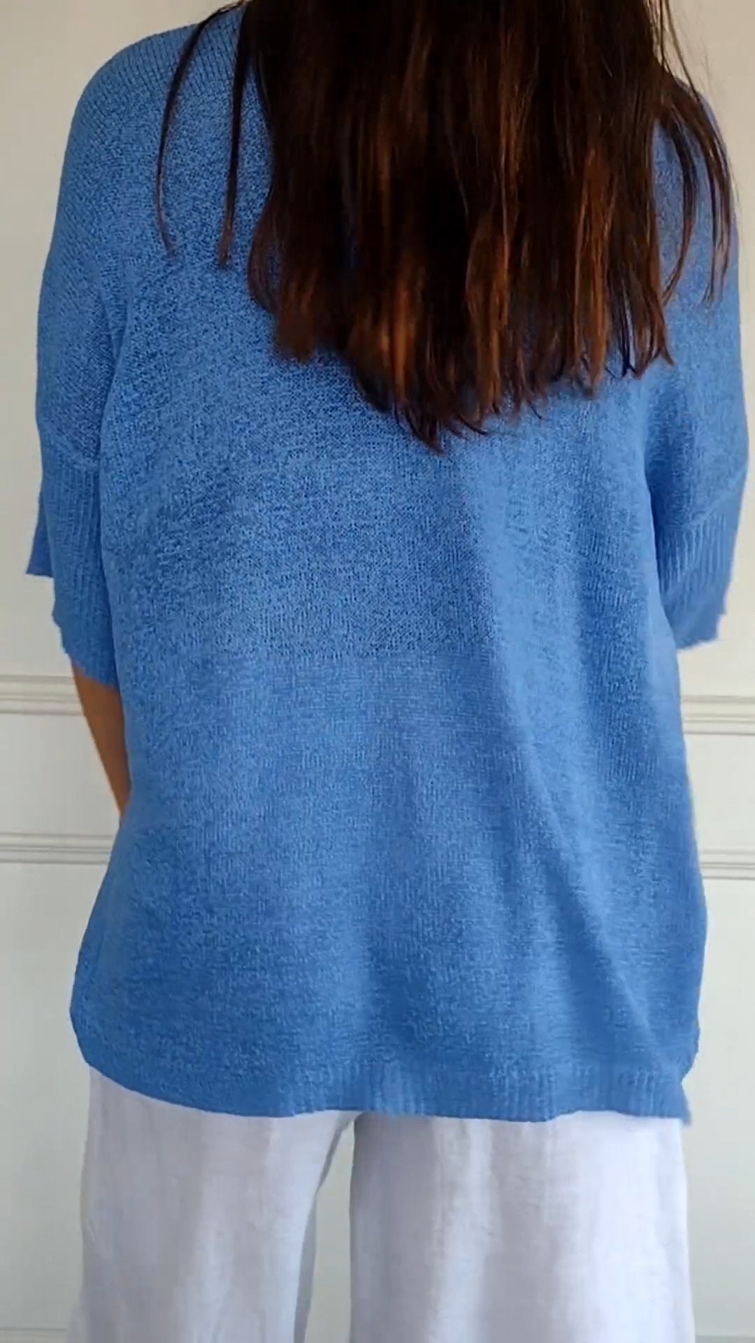 Anna | Knitted top with V-neck