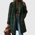 Fiona – Manteau à carreaux classiques