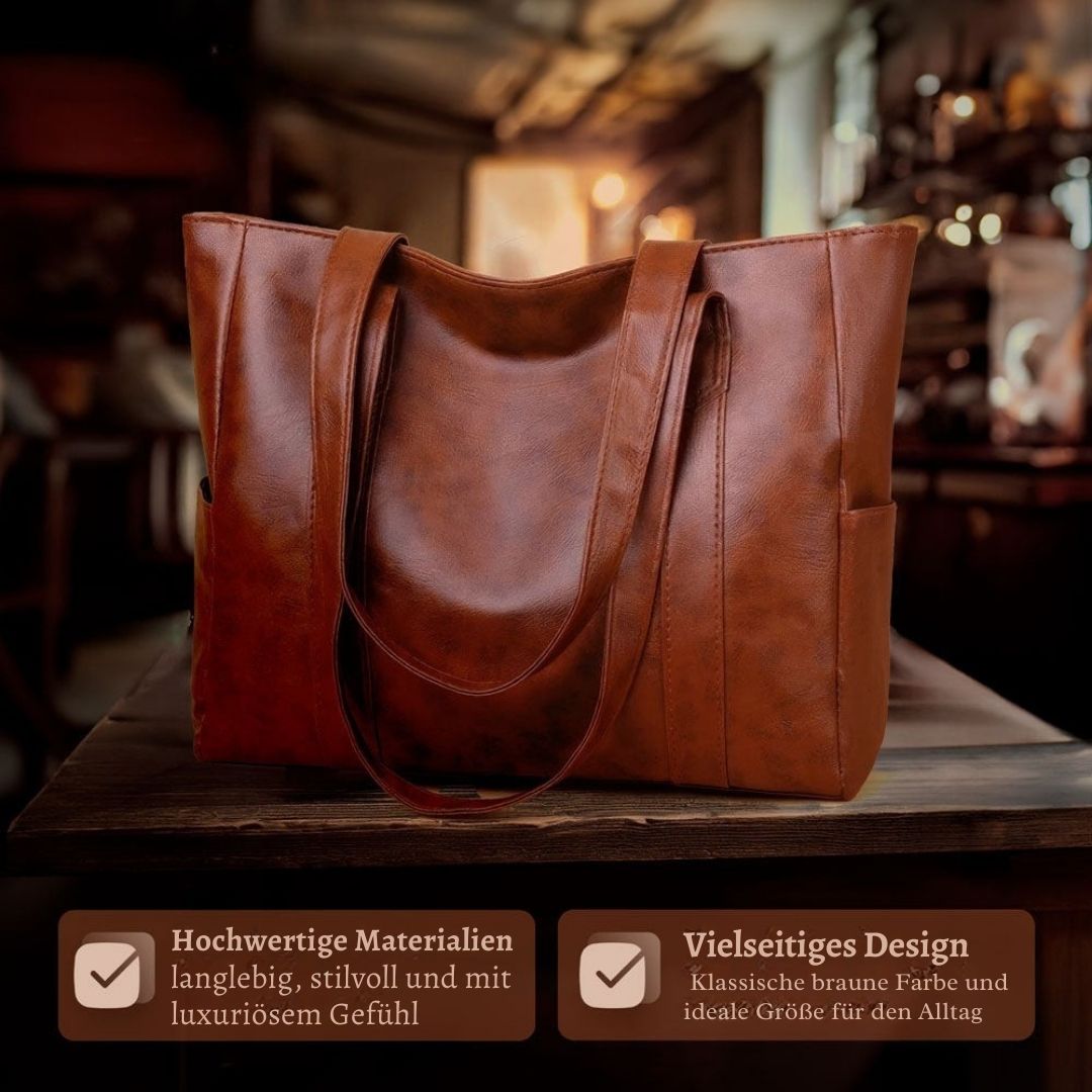 Klara - Sac bandoulière classique en cuir