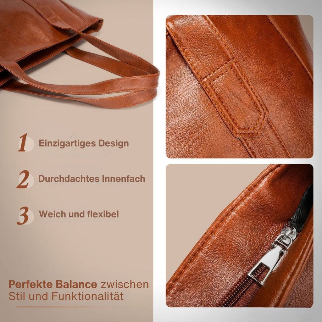 Klara - Sac bandoulière classique en cuir
