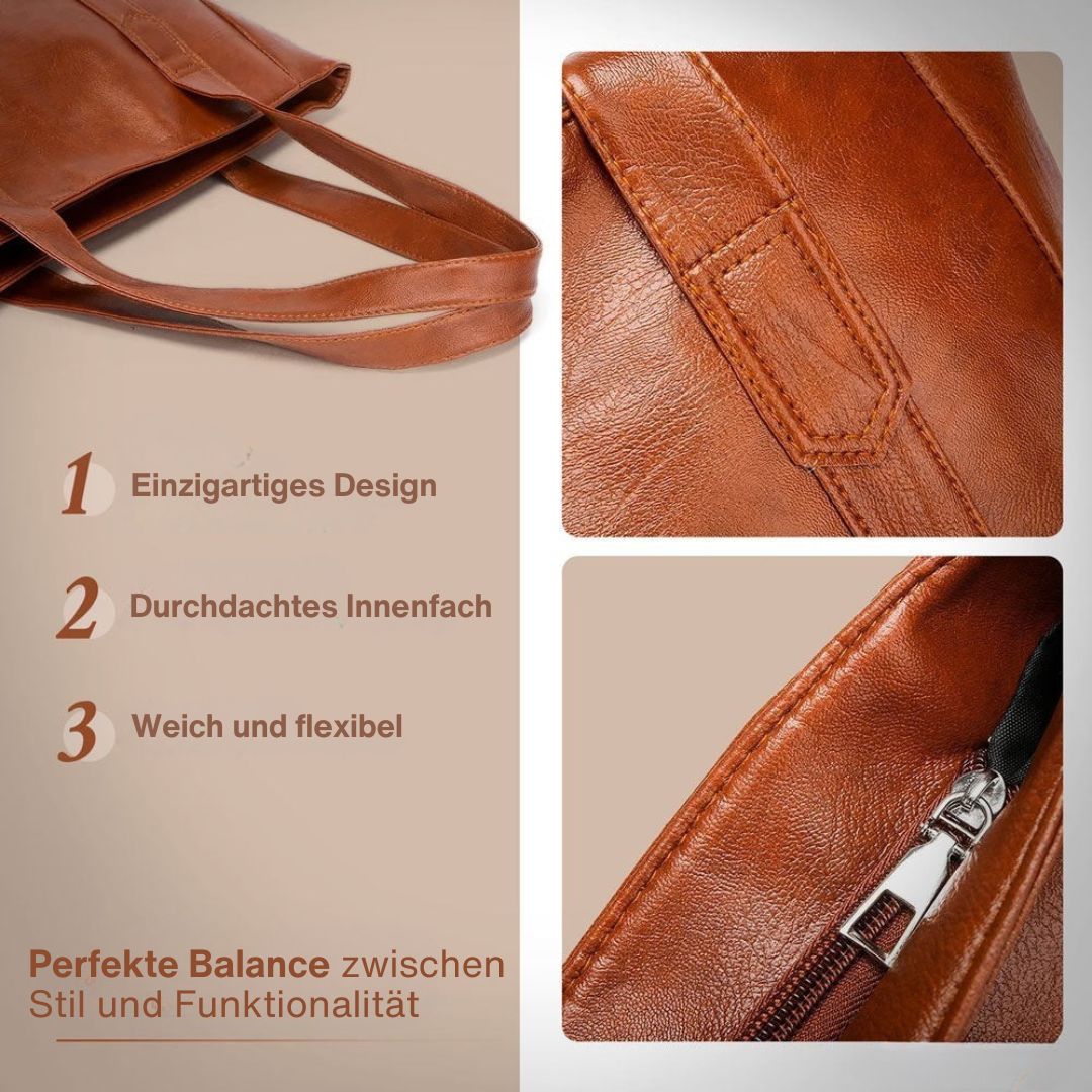 Klara - Sac bandoulière classique en cuir