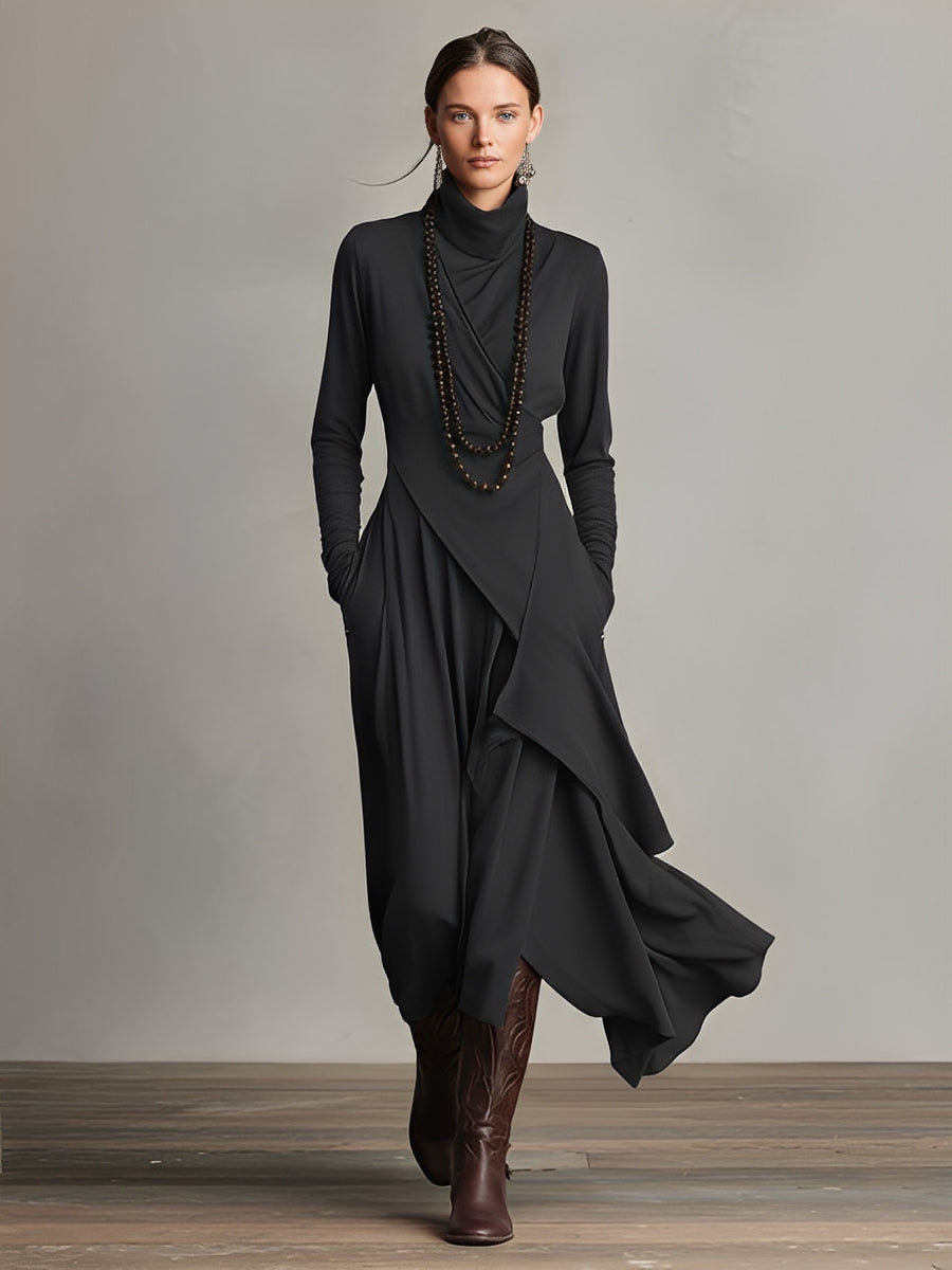 Natalie | Robe drapée élégante