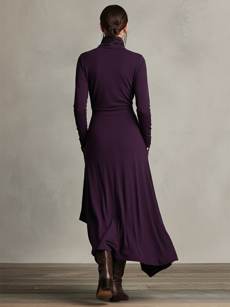 Natalie | Robe drapée élégante