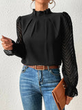 NATHALIE™ | ELEGANT BLOUSE WITH RUFFLED SLEEVES