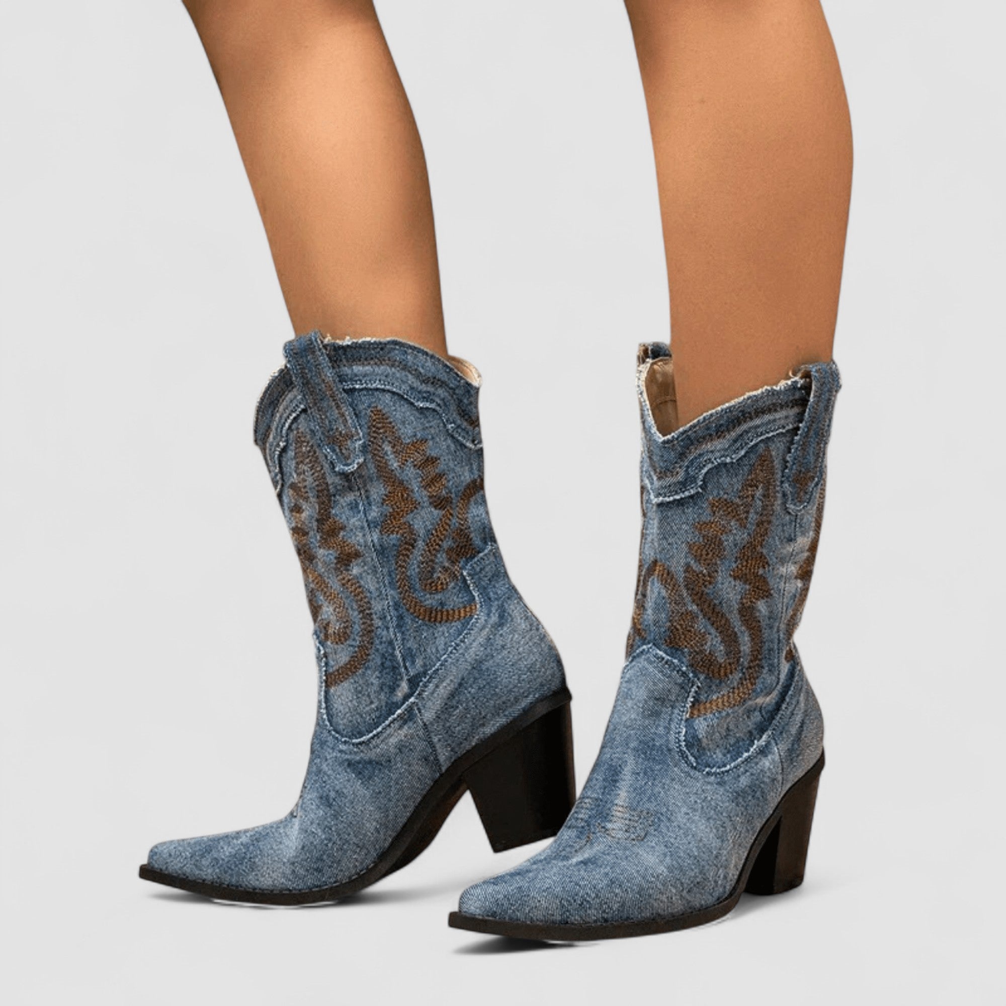 Bottines orthopédiques en denim Selena™
