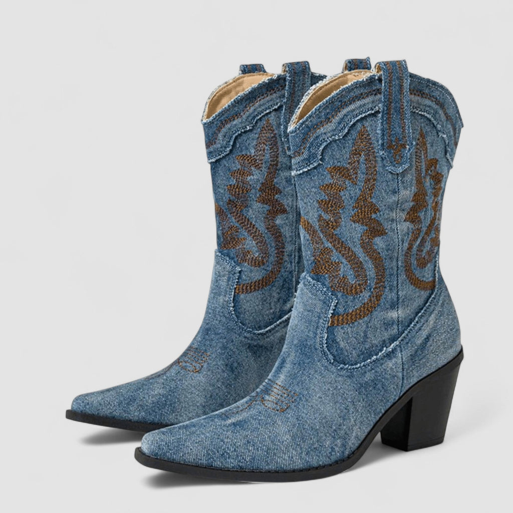 Bottines orthopédiques en denim Selena™