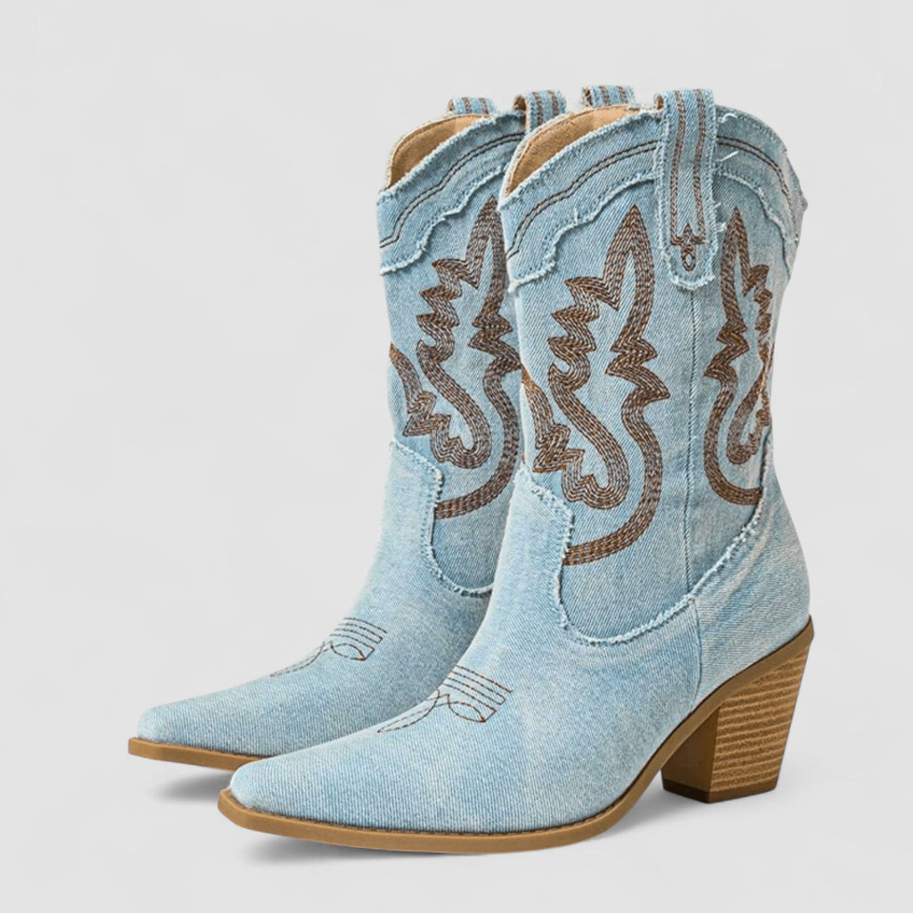 Bottines orthopédiques en denim Selena™