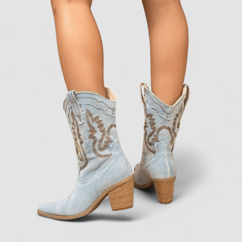 Bottines orthopédiques en denim Selena™