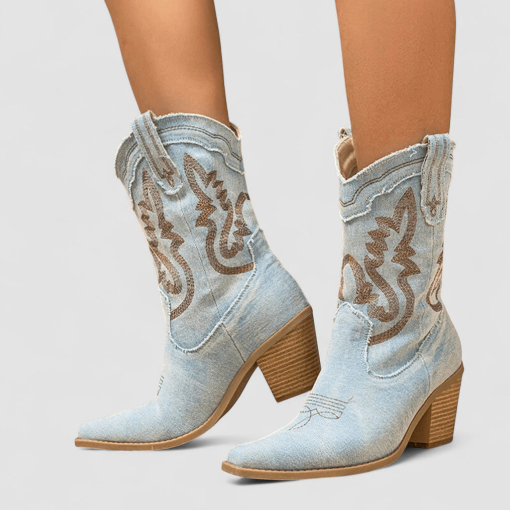 Bottines orthopédiques en denim Selena™
