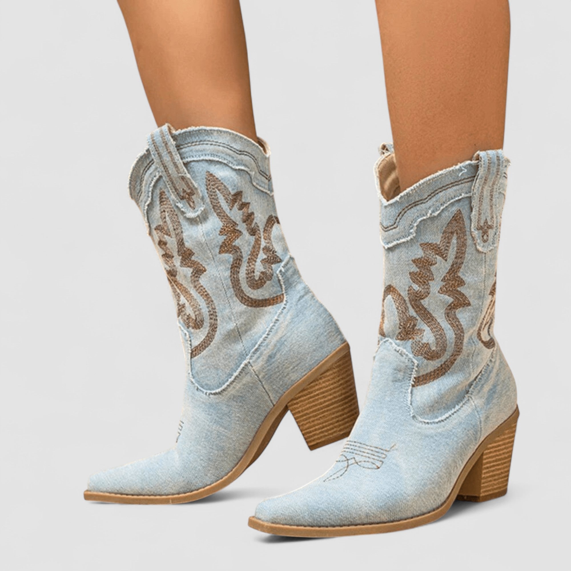 Bottines orthopédiques en denim Selena™