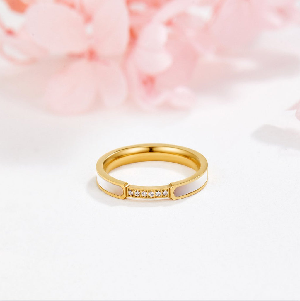 Bague Bibiana - Perle et Cristal