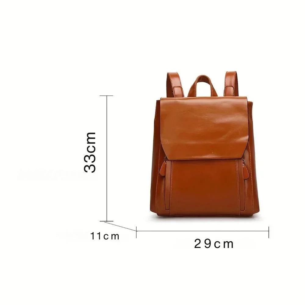 Hannelore - Vintage Backpack Handbag with Quilted Pattern