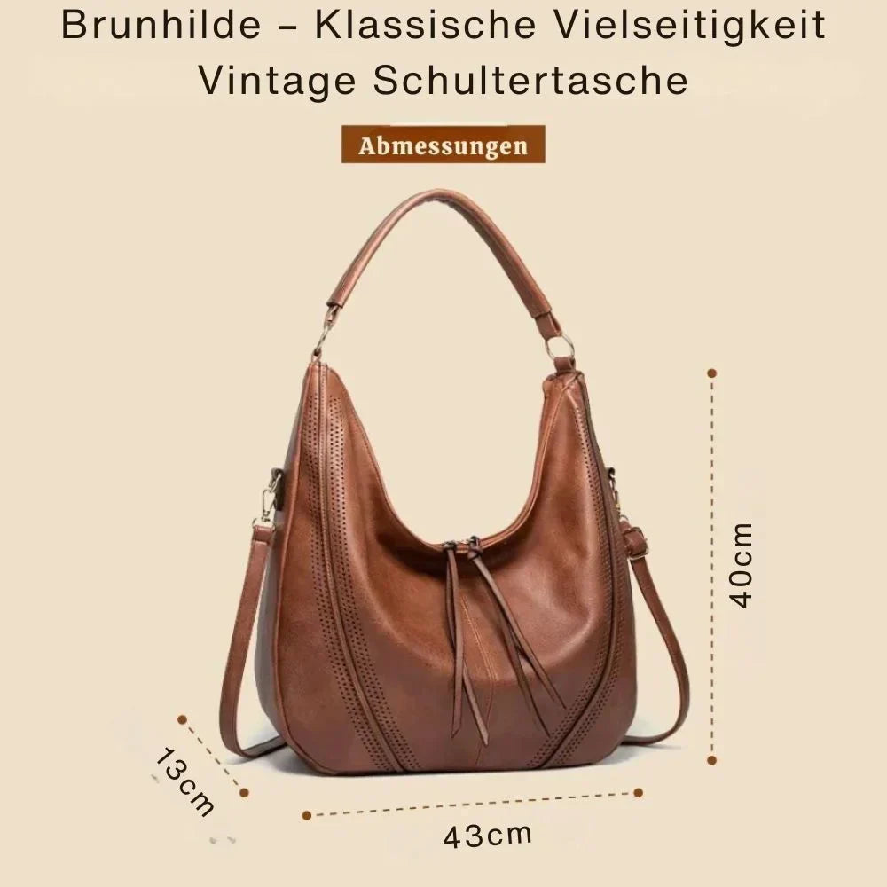 Brunhilde - Classic Versatility Vintage Shoulder Bag