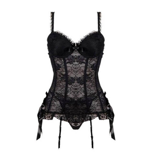 ENSEMBLE CORSET EN DENTELLE JOSÉPHINE