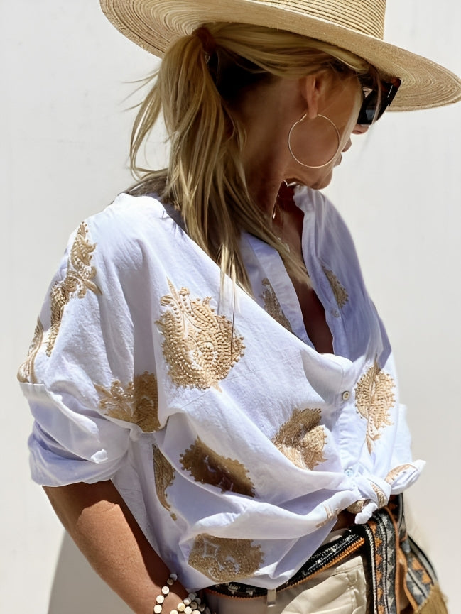 Simone™ | Ibiza style blouse