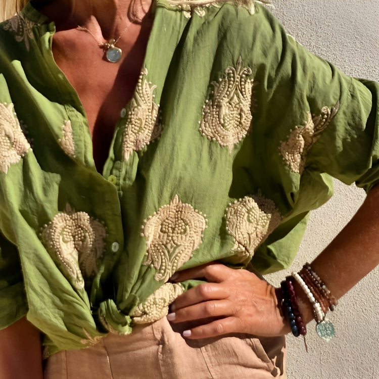 Simone™ | Ibiza style blouse