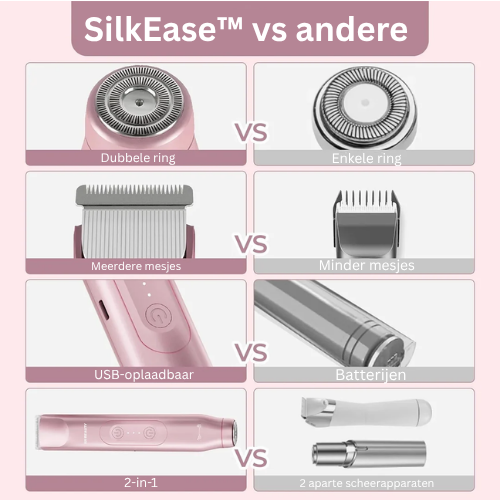 SilkEase™ 2-in-1 Trimmer- zijdezacht in seconden