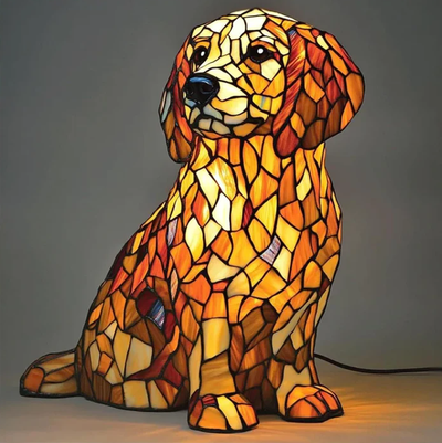 Spiritual Lys Golden Retriever Figurine
