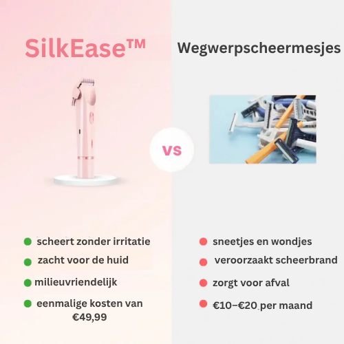 SilkEase™ 2-in-1 Trimmer- zijdezacht in seconden