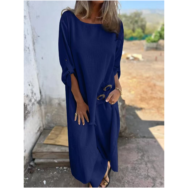 Robe et pantalon neufs en coton et lin - Ensemble deux pièces confortable