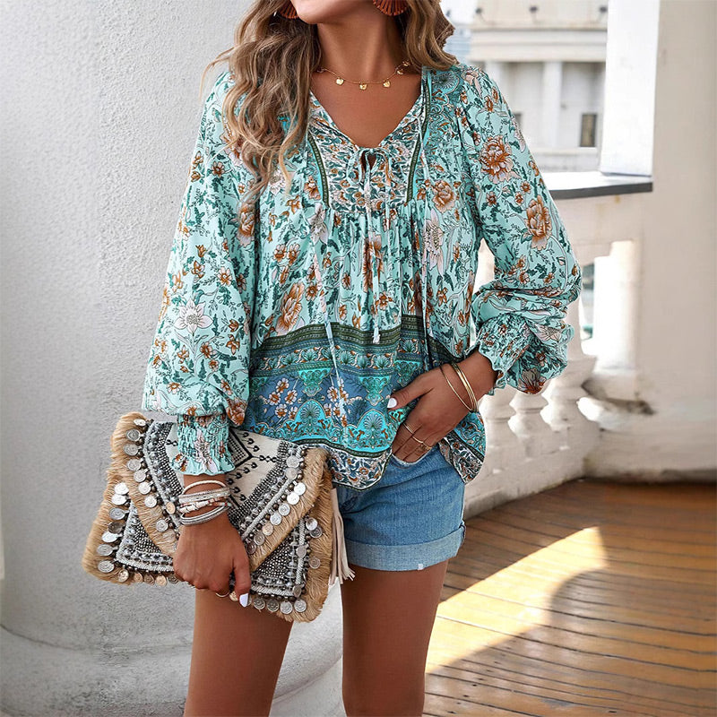 Anita™ | Elegant Ibiza-style blouse