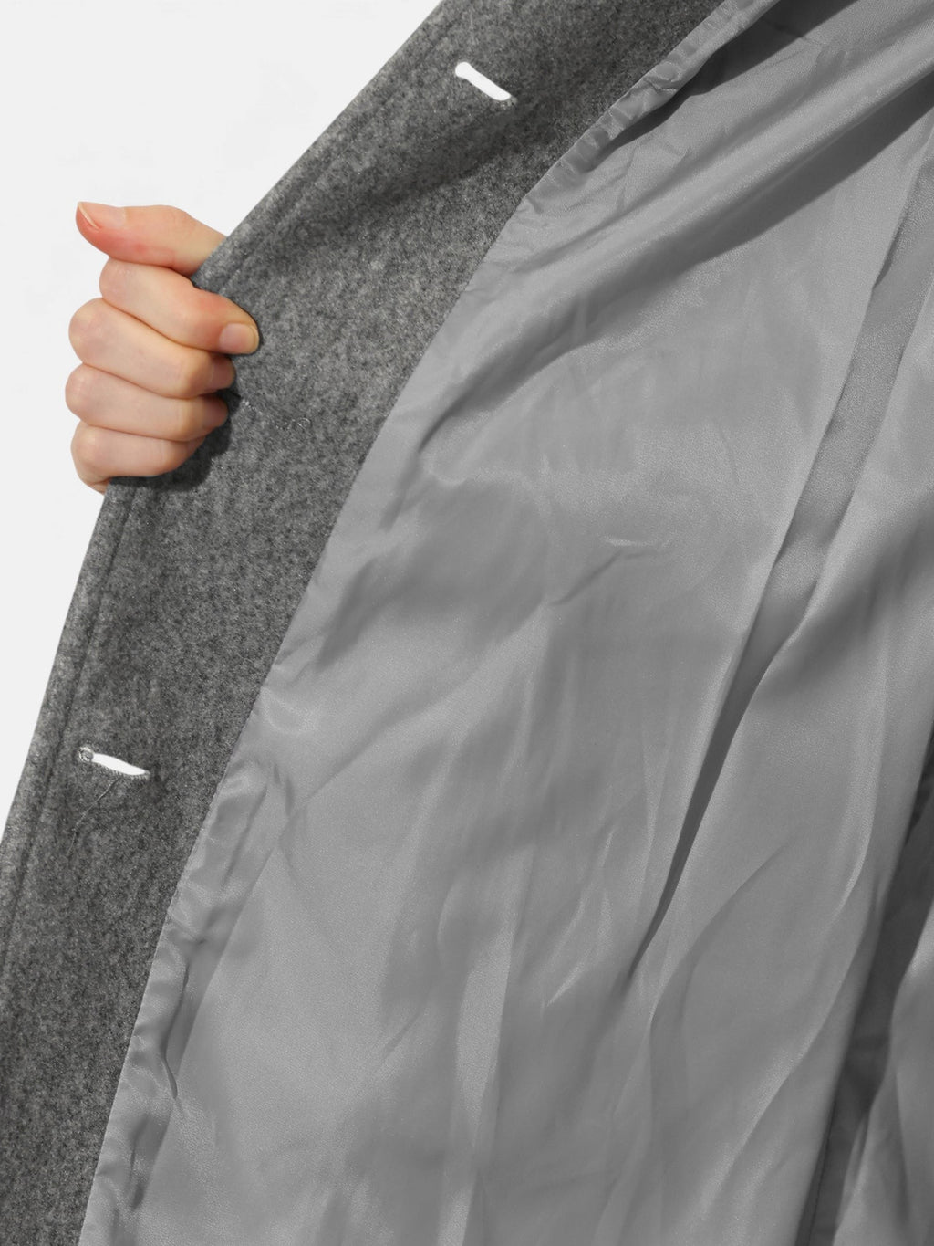 Joséphine | Trench-coat d'hiver à simple boutonnage pour femme