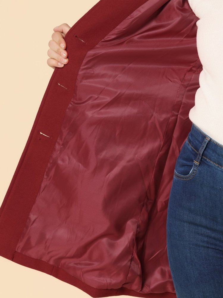 Helena | Manteau d'hiver pour femme à un bouton