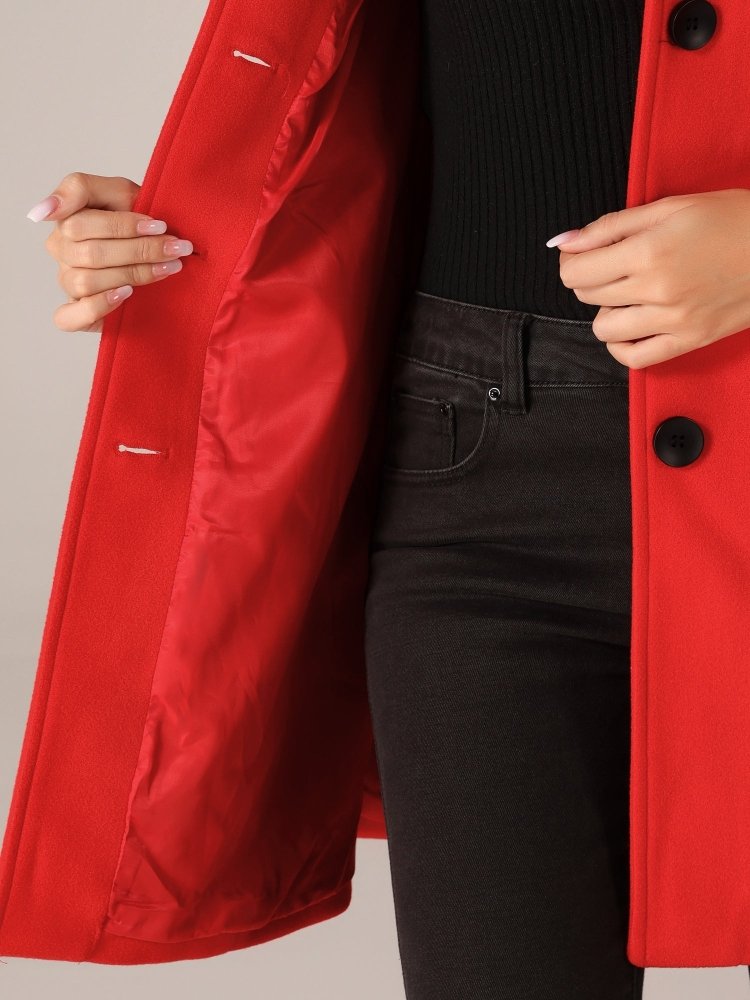 Helena | Manteau d'hiver pour femme à un bouton