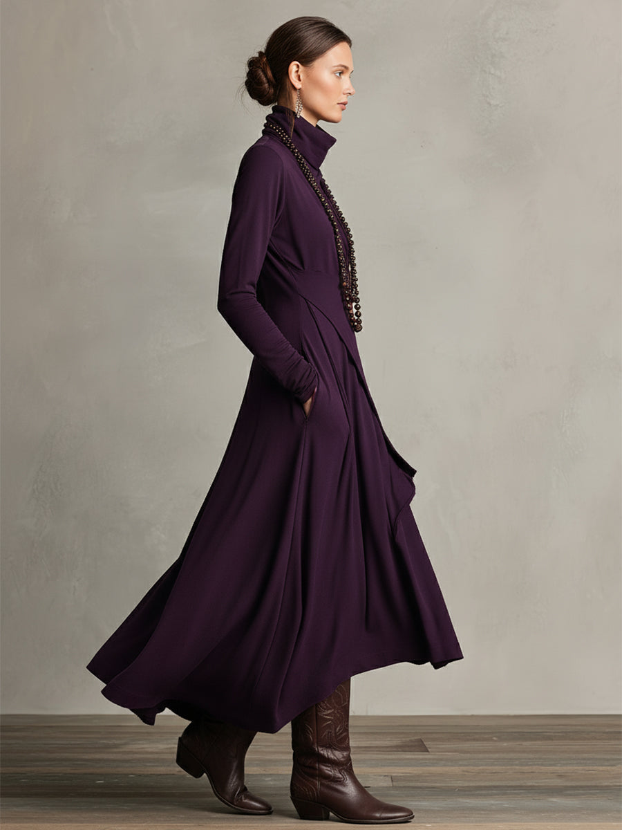 Natalie | Robe drapée élégante