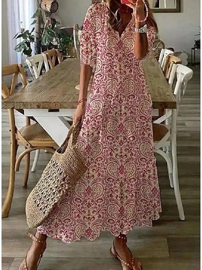 Moon | Robe bohème décontractée à la coupe flatteuse 