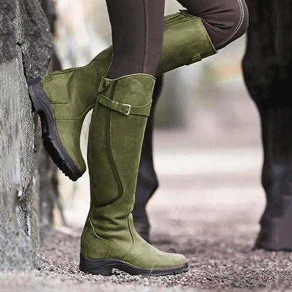 Lavinia | Bottes d'équitation en cuir imperméable