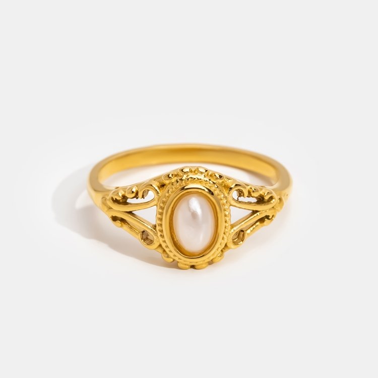 Bague Aitana - Vintage Pearl