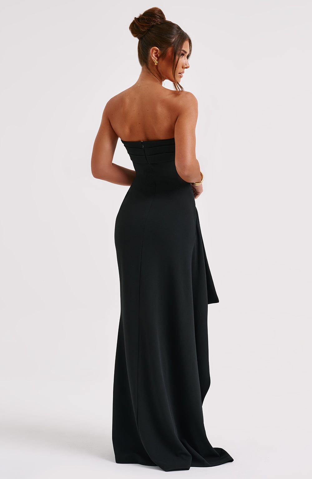 Alina | Long strapless dress 