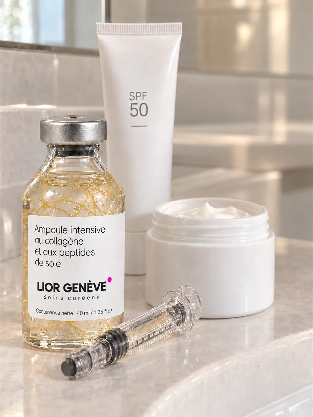 Après l’ampoule : la crème hydratante puis la protection solaire